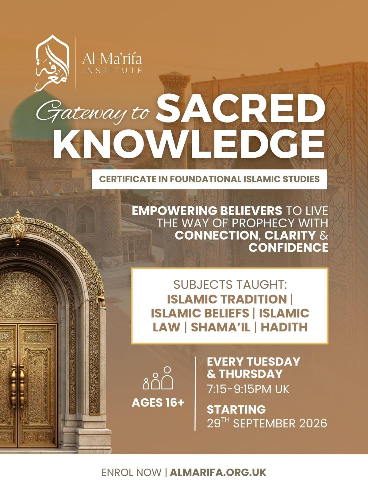 Gateway to Sacred Knowledge poster
